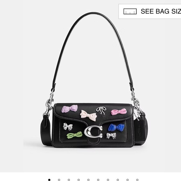 Coach Handbags - Coach Tabby Shoulder Bag with Multicolor Bow Embellishments